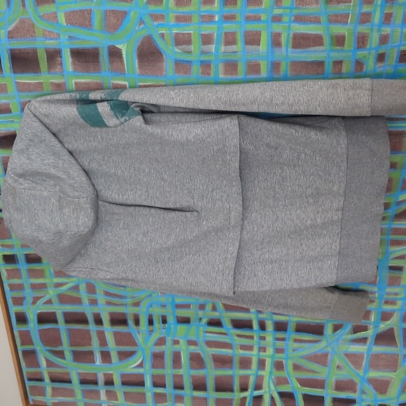 Hurley gray/green patch hoodie size medium - Picture 9 of 9